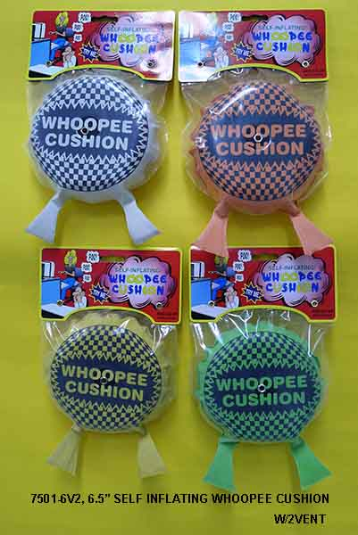 7501-6V2 SELF-INFLATING WHOOPEE CUSHION W/2 VENT