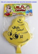 7501-2F-P POO SHAPE SELF-INFLATING WHOOPEE CUSHION